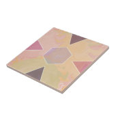 Geometric Pastel Marble Peach タイル (側面)