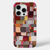 Geometric Patchwork Abstract Mosaic Pattern Case-Mate iPhoneケース (裏面)
