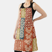 Geometric patchwork ornamental ethnic pattern エプロン (インサイチュ)