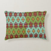 Geometric Patchwork Throw Pillow – Modern Purple C アクセントクッション (正面)