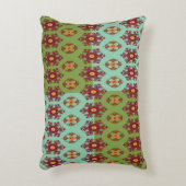Geometric Patchwork Throw Pillow – Modern Purple C アクセントクッション (正面(垂直))