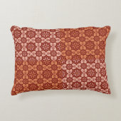 Geometric Patchwork Throw Pillow – Modern Purple C アクセントクッション (正面)