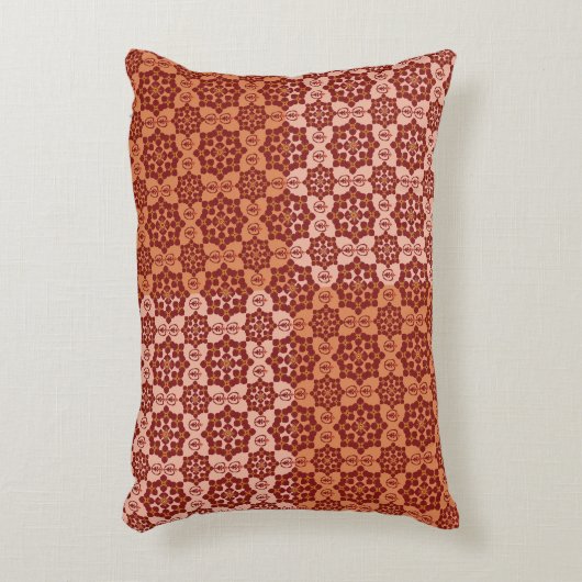 Geometric Patchwork Throw Pillow – Modern Purple C アクセントクッション (正面(垂直))
