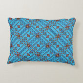 Geometric Patchwork Throw Pillow – Modern Purple C アクセントクッション (裏面)