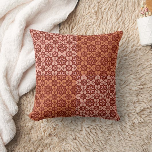 Geometric Patchwork Throw Pillow – Modern Purple C クッション (ブランケット)