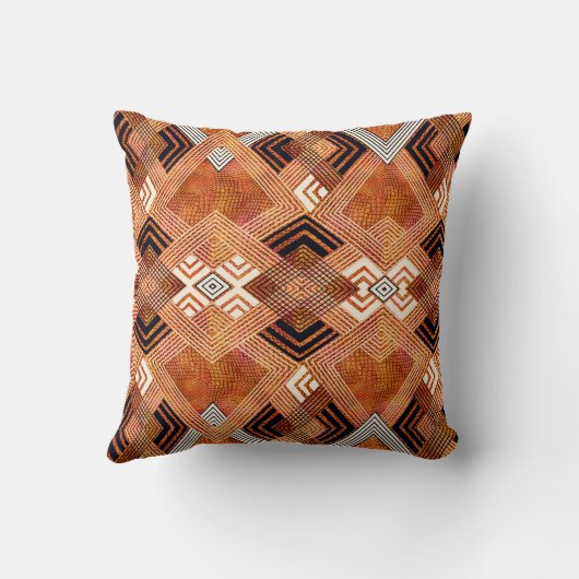 Geometric Pattern  クッション (裏面)