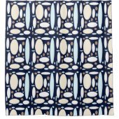 Geometric pattern シャワーカーテン (正面)