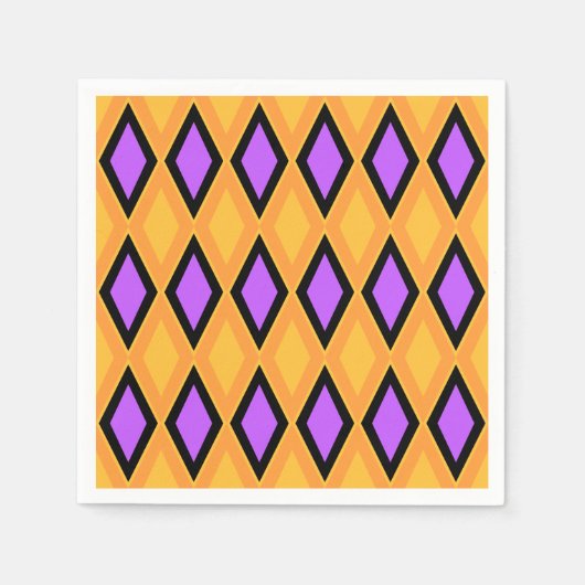 Geometric Pattern スタンダードカクテルナプキン (正面)