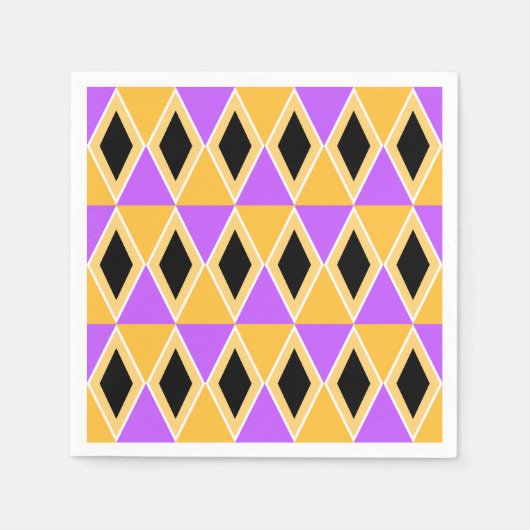 Geometric Pattern スタンダードカクテルナプキン (正面)