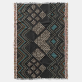 Geometric Pattern  スローブランケット