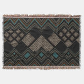 Geometric Pattern  スローブランケット (正面)