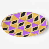 Geometric Pattern ペーパープレート (アングル)