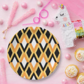 Geometric Pattern ペーパープレート (パーティー)