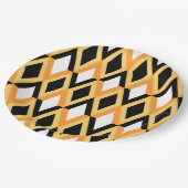 Geometric Pattern ペーパープレート (アングル)