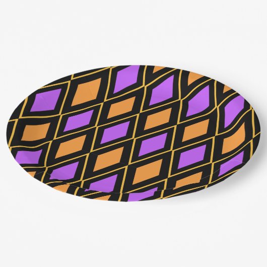 Geometric pattern ペーパープレート (アングル)