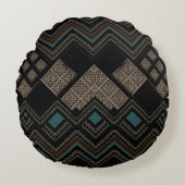 Geometric Pattern  ラウンドクッション (正面)