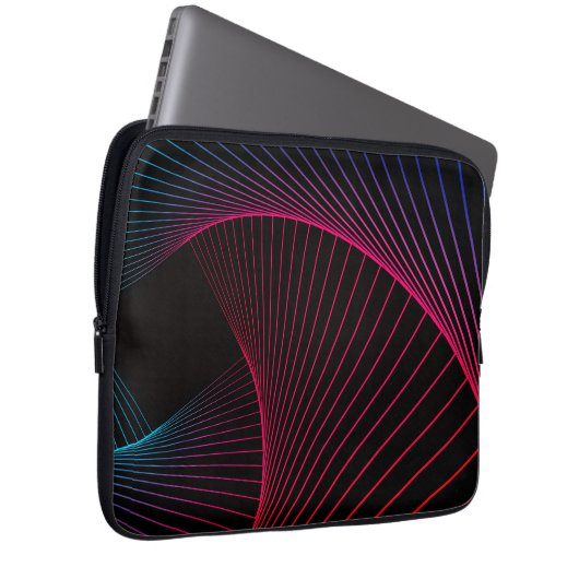 Geometric Pattern Art Electronics Bag ラップトップスリーブ (正面右)