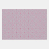 Geometric Pattern | Coral, Mauve and Blush ラッピングペーパーシート (正面2)