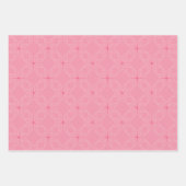 Geometric Pattern | Coral, Mauve and Blush ラッピングペーパーシート (正面3)