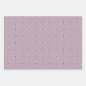 Geometric Pattern | Coral, Mauve and Blush ラッピングペーパーシート (正面2)