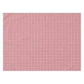 Geometric pattern coral retro rhombuses テーブルクロス (正面(横))