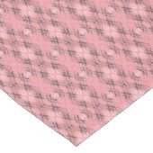 Geometric pattern coral retro rhombuses テーブルクロス (アングル)
