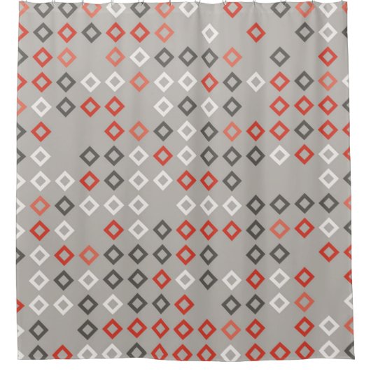 Geometric pattern design abstract, art, background シャワーカーテン (正面)