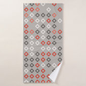 Geometric pattern design abstract, art, background バスタオル (バスタオル)