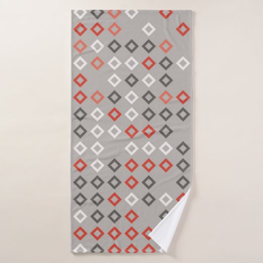 Geometric pattern design abstract, art, background バスタオル (バスタオル)