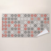 Geometric pattern design abstract, art, background バスタオル (バスタオル)