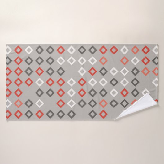 Geometric pattern design abstract, art, background バスタオル (バスタオル)