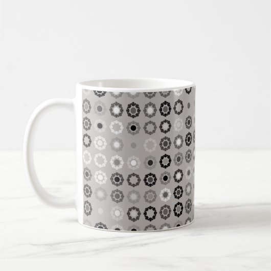 Geometric pattern design abstract, art, graphic de コーヒーマグカップ (左)