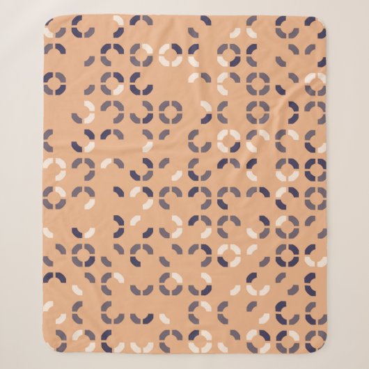 geometric pattern designabstract, art, artwork, ba シェルパブランケット (正面)