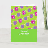 Geometric Pattern Grandson Card カード (正面)