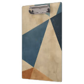 Geometric Pattern in Blues, Tans, and Rust クリップボード (左)