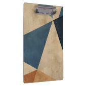 Geometric Pattern in Blues, Tans, and Rust クリップボード (右)