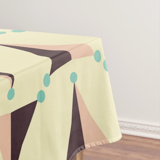 Geometric pattern in retro vibe テーブルクロス (インサイチュ)