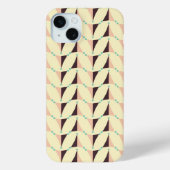 Geometric pattern in retro vibe Case-Mate iPhoneケース (裏面)