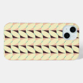 Geometric pattern in retro vibe Case-Mate iPhoneケース (裏面 (横))