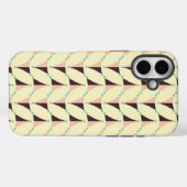 Geometric pattern in retro vibe Case-Mate iPhoneケース (裏面 (横))
