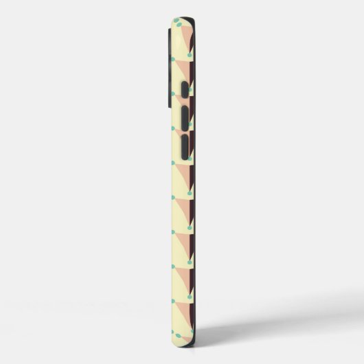 Geometric pattern in retro vibe Case-Mate iPhoneケース (裏面 / 左)