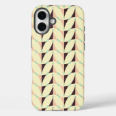 Geometric pattern in retro vibe Case-Mate iPhoneケース (裏面)