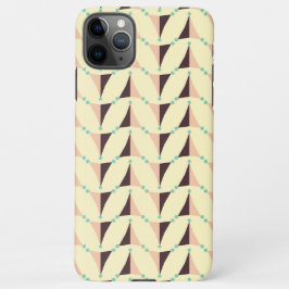 Geometric pattern in retro vibe iPhone 11Pro maxケース