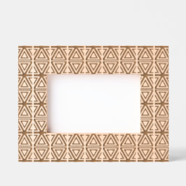 Geometric Pattern Laser Etched Picture Frame レーザー彫刻フレーム