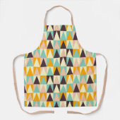 Geometric pattern of multi-colored triangles  エプロン (正面)