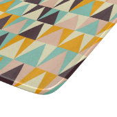 Geometric pattern of multi-colored triangles  カッティングボード (角)