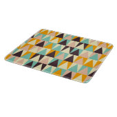 Geometric pattern of multi-colored triangles  カッティングボード (角)