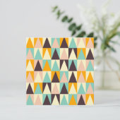 Geometric pattern of multi-colored triangles サンキューカード (スタンド正面)