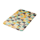 Geometric pattern of multi-colored triangles  バスマット (アングル)