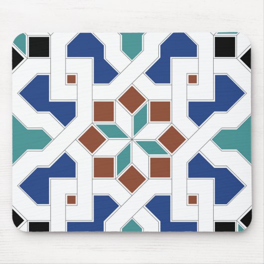 Geometric Pattern - Oriental Design Pt.4 マウスパッド (正面)